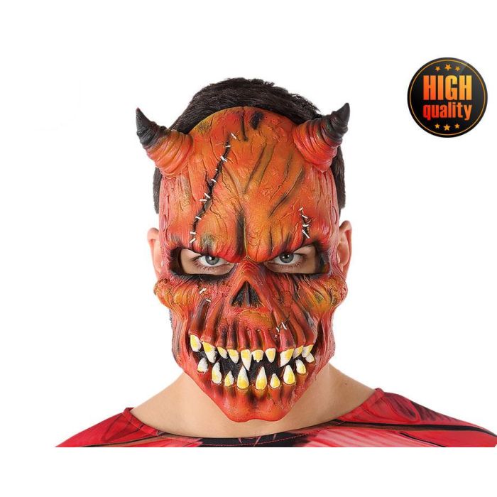 Máscara Halloween Demonio Rojo Hombre Adulto Foam