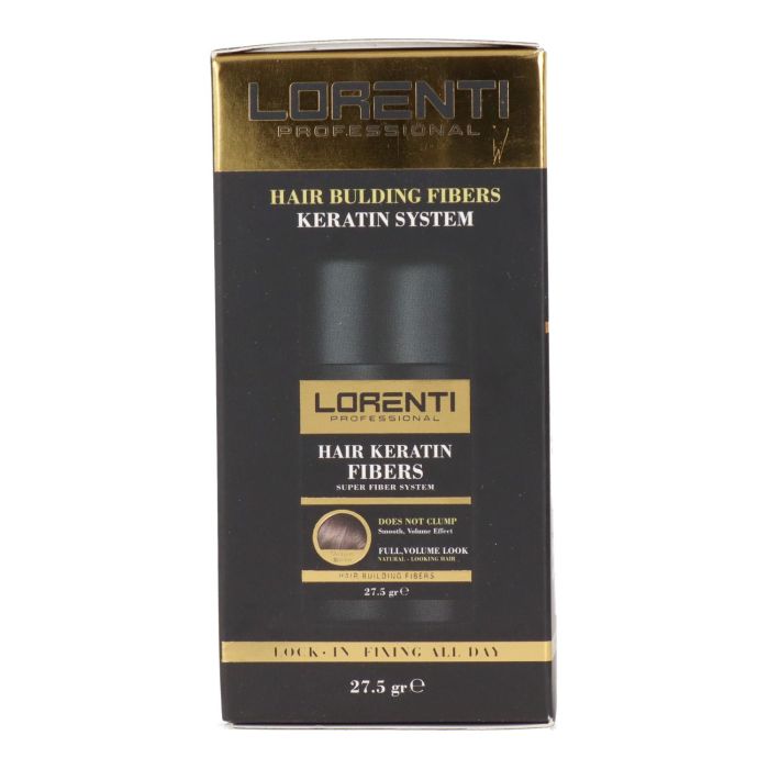 Lorenti Hair Keratin Fibers 27.5Gr Medium Brown