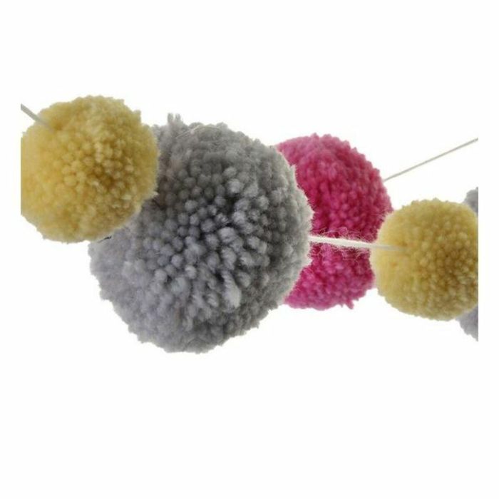 Guirnalda Boho DKD Home Decor Rosa Gris 10 x 10 x 170 cm (2 Unidades) 1 Guirnalda Boho DKD Home Decor Rosa Gris 10 x 10 x 170 cm (2 Unidades) 1
