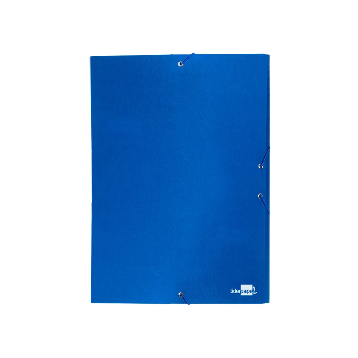 Liderpapel Carpeta Proyectos Folio Lomo 30mm Cartón Forrado Azul 2