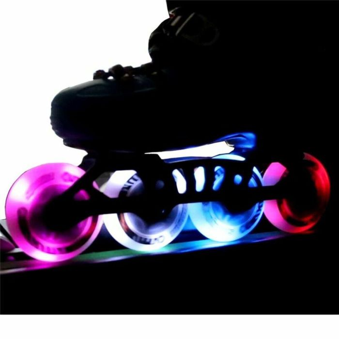Ruedas Spotlight LED KRF 70 MM Rosa 3 Ruedas Spotlight LED KRF 70 MM Rosa 3