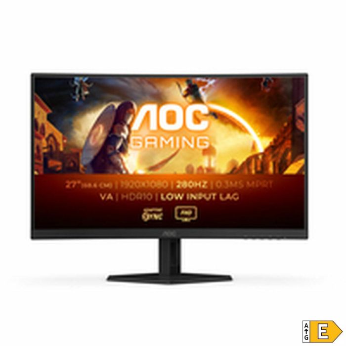 Monitor Gaming Curvo AOC C27G4ZXE 27"/ Full HD/ 0.3ms/ 280Hz/ VA/ Negro 5