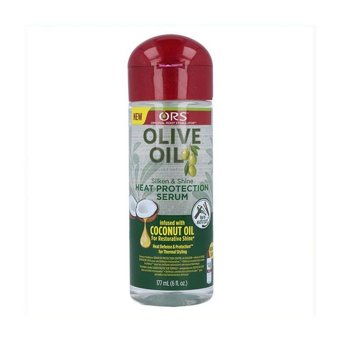 Organic Root Stimulator Serum Protector Térmico con Aceite de Oliva para Cabello Dañado por Calor 177ml