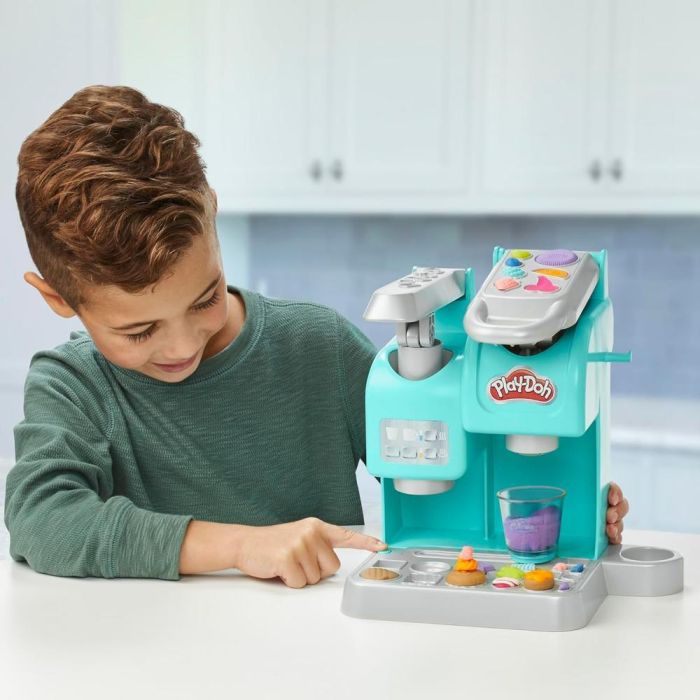 Hasbro Play-Doh Super Cafetera Colorida Playset - Crea Batidos y Dulces 5