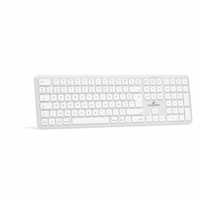 Teclado inalámbrico Bluetooth - BLUESTORK - MAC - Tamaño completo - Compatible con Mac - Blanco 1