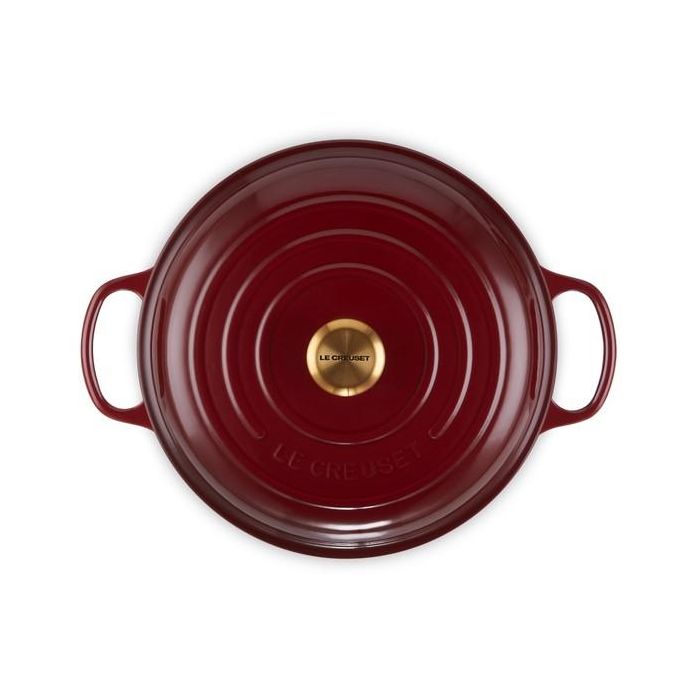 Le Creuset 21180309494441 Signature Cacerola Baja Redonda de Hierro Fundido, 30cm, Rhone 3 Le Creuset 21180309494441 Signature Cacerola Baja Redonda de Hierro Fundido, 30cm, Rhone 3