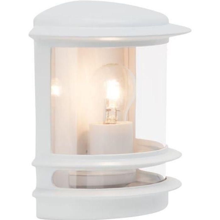 HOLLYWOOD-Aplique de exterior Al. 25 cm Blanco brillante HOLLYWOOD-Aplique de exterior Al. 25 cm Blanco brillante