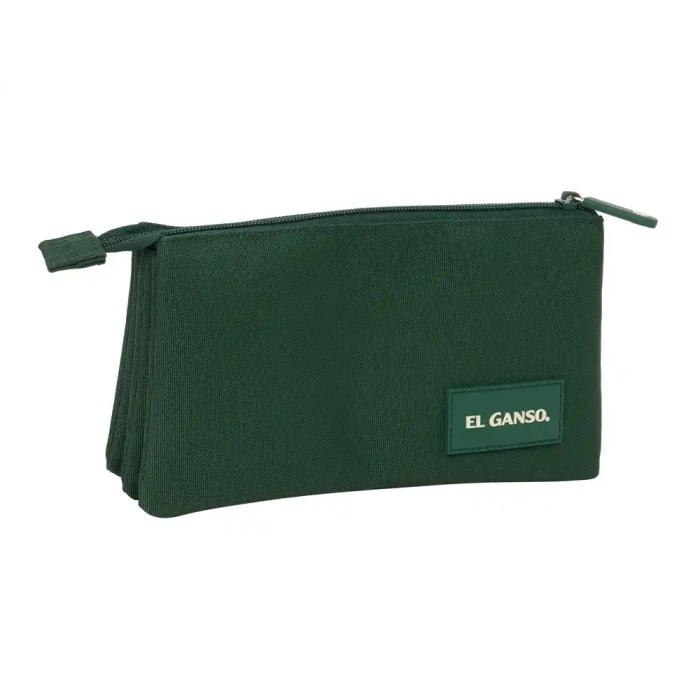 Safta Portatodo Triple El Ganso Basics Green 22x12x3 cm 1