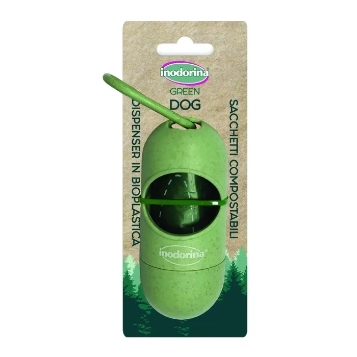 Inodorina Green Dispensador + 1 Rollo 1Ud