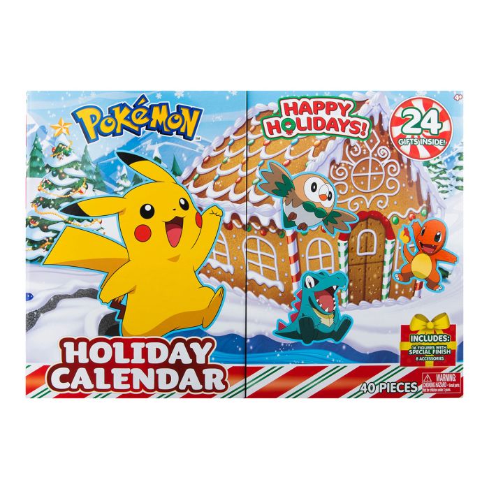 Calendario Festivo 24 Piezas Pokemon 63223066 Bizak 4