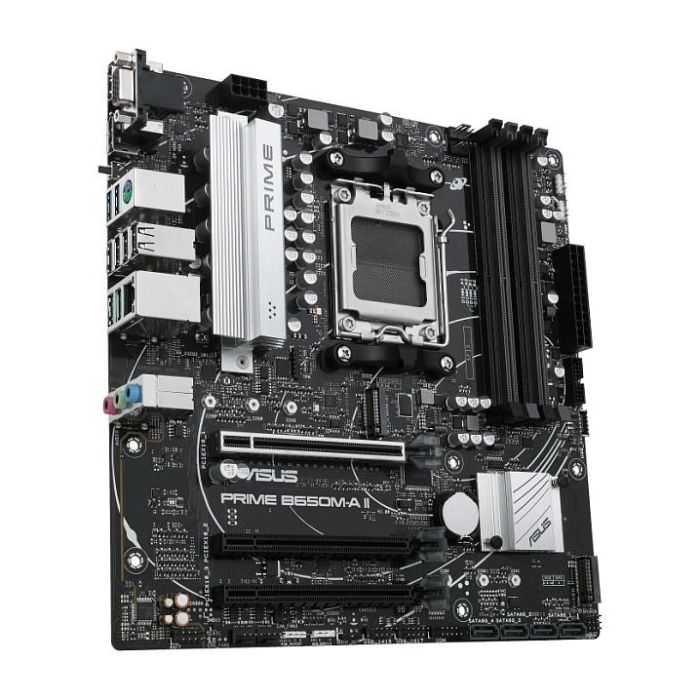 ASUS PRIME B650M-A II-CSM AMD AM5 4DDR5 HDMI/DISPLAYPORT/VGA 4SATA3 USB3.2 MATX