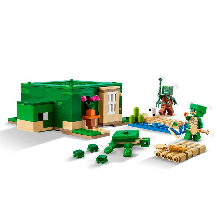 La Casa-Tortuga De La Playa Minecraft 21254 Lego 1