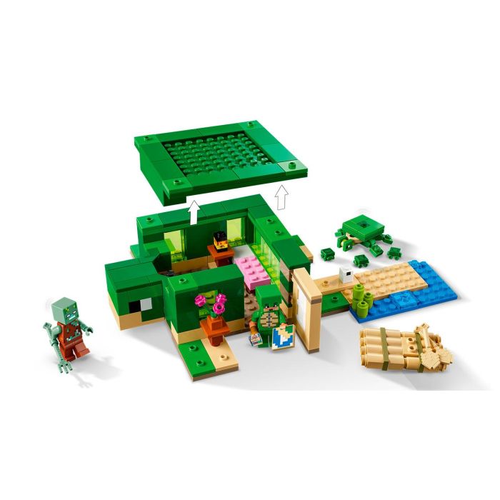 La Casa-Tortuga De La Playa Minecraft 21254 Lego 2