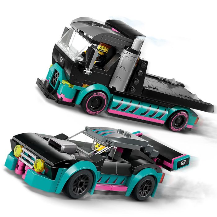Coche Carreras Y Camión De Transporte Lego City 60406 Lego 1