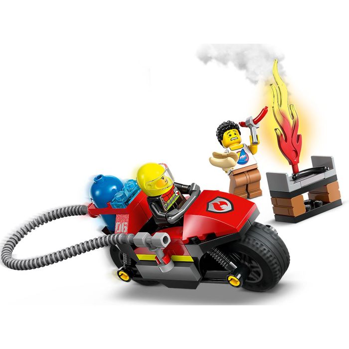 Moto De Rescate De Bomberos Lego City 60410 Lego 1