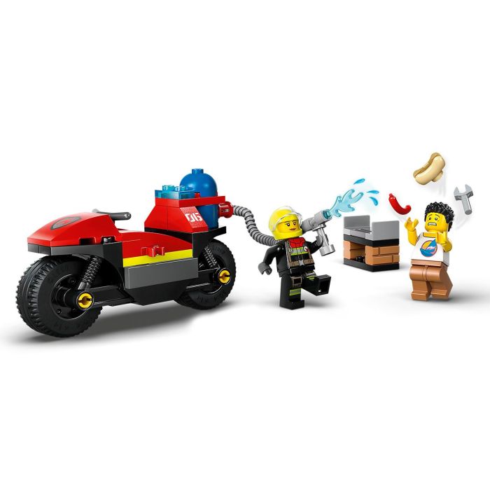 Moto De Rescate De Bomberos Lego City 60410 Lego 3