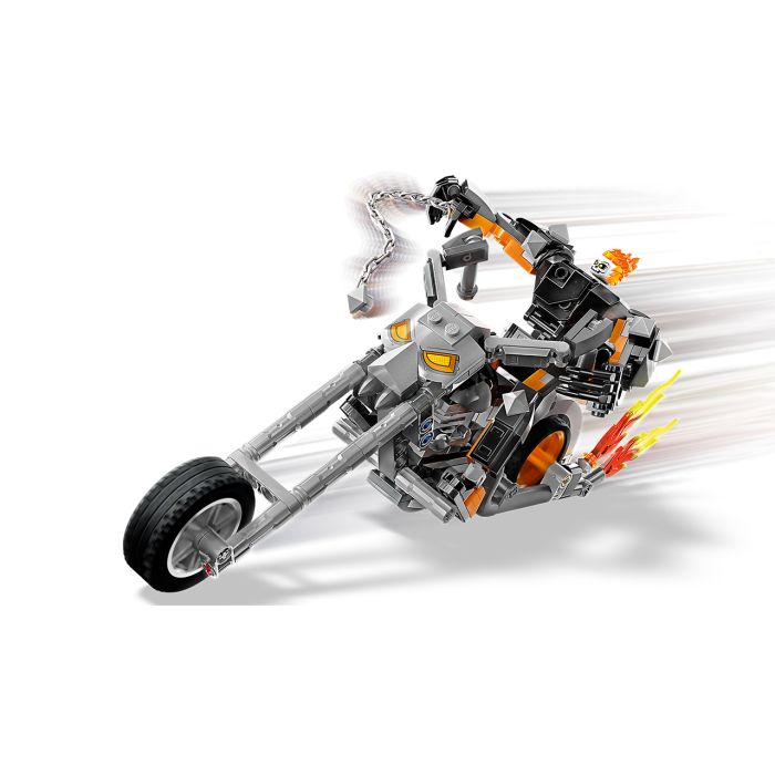 Meca Y Moto Motorista Fantasma Super Heroes 76245 Lego 2
