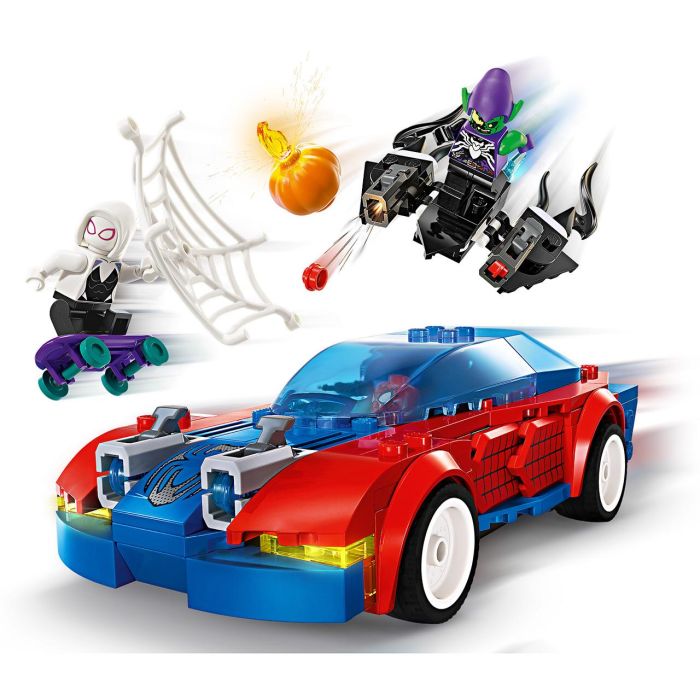 Coche Carreras Spider-Man Y Duende Verde Lego Marvel 76279 1