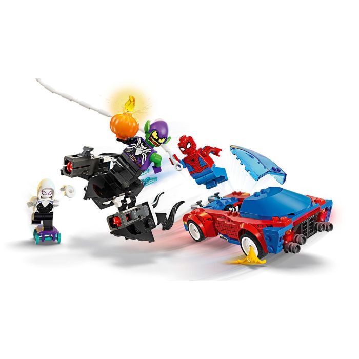 Coche Carreras Spider-Man Y Duende Verde Lego Marvel 76279 2