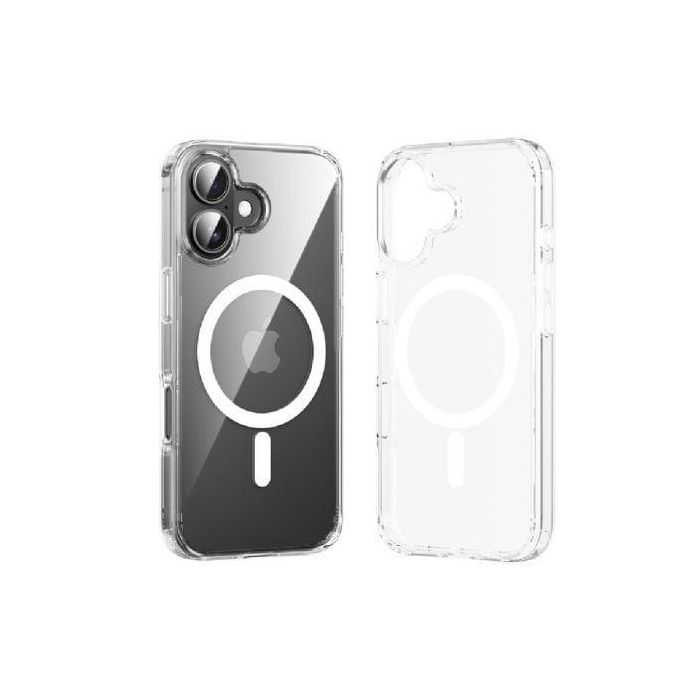 Vention KUGT0-40 Funda Protectora Dura Transparente MagSafe para iPhone 16 Pro Max de PC TPU Antiamarilleo, Carga Inalámbrica Vention KUGT0-40 Funda Protectora Dura Transparente MagSafe para iPhone 16 Pro Max de PC TPU Antiamarilleo, Carga Inalámbrica
