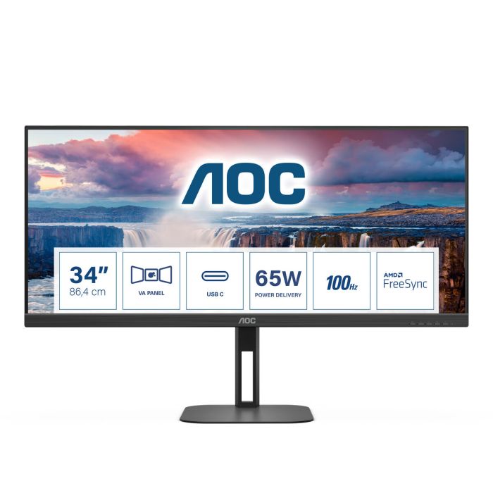 Monitor AOC U34V5C/BK 34" VA LCD 100 Hz 6