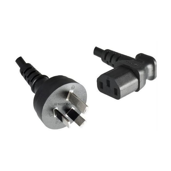 MicroConnect PE010418AUSTRALIA-A Cable de alimentación AUS a C13, 1.8m para PC, monitores y equipos con entrada C13