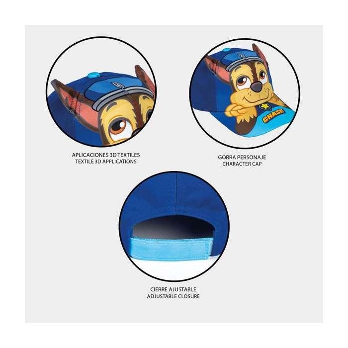 Cerdá Gorra Premium Aplicaciones Paw Patrol T53C: 53 cm para Niños 1 Cerdá Gorra Premium Aplicaciones Paw Patrol T53C: 53 cm para Niños 1
