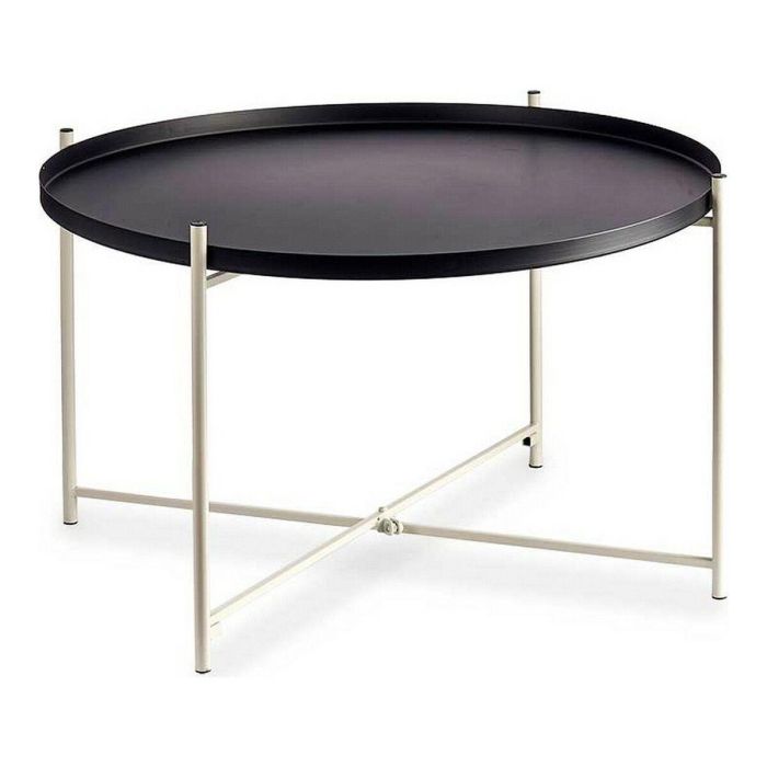 Mesa Redonda Negro Giftdecor 76.5x46x76.5 cm, Metal Mesa Redonda Negro Giftdecor 76.5x46x76.5 cm, Metal