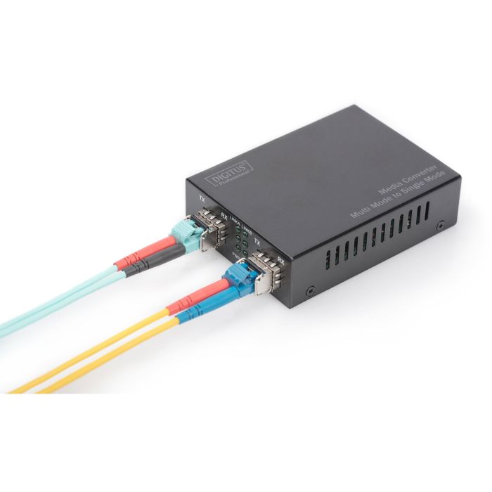 Digitus DN-82133 - Conversor de Medios - 100Mb LAN, Gigabit Ethernet 1