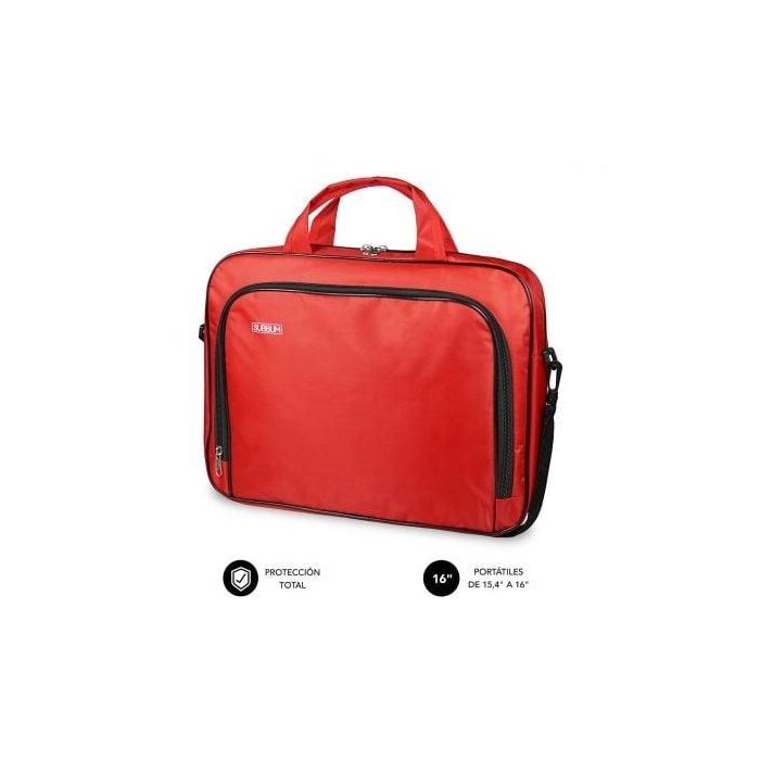 SUBBLIM Maletin Oxford Laptop Bag 15,4-16" Red
