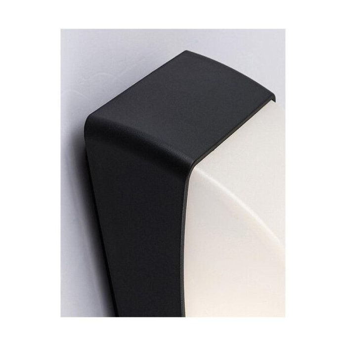 RABALUX RAB-7797 Aplique Exterior Opole, Cuadrado Plástico Negro Mate con Pantalla Blanca, 1xE27, IP65 para Jardín y Terraza 5 RABALUX RAB-7797 Aplique Exterior Opole, Cuadrado Plástico Negro Mate con Pantalla Blanca, 1xE27, IP65 para Jardín y Terraza 5