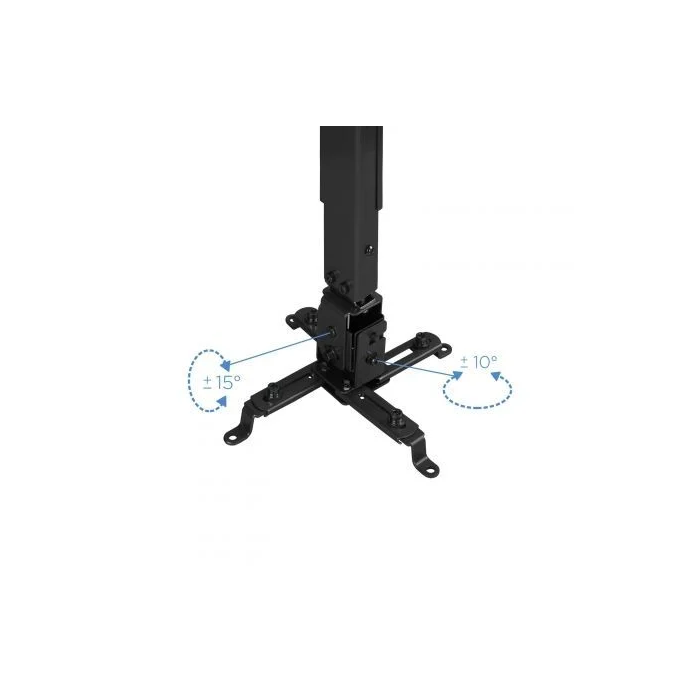 TOOQ SOPORTE PROYECTOR INCLINABLE TECHO NEGRO 2