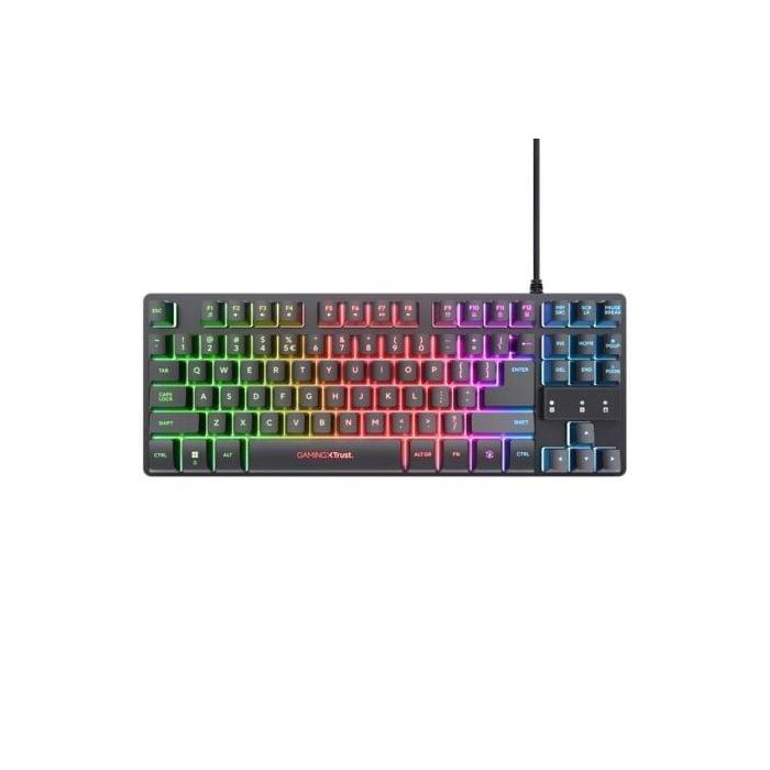 Trust Gaming GXT 794 Pack Gaming PC: Teclado RGB TKL, Ratón Inalámbrico RGB 800-4800 DPI y Alfombrilla de Precisión 3 Trust Gaming GXT 794 Pack Gaming PC: Teclado RGB TKL, Ratón Inalámbrico RGB 800-4800 DPI y Alfombrilla de Precisión 3
