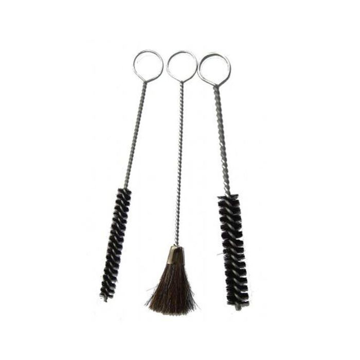 Benson Cepillo Pequeño Variado Set 3 Piezas Metal Negro 18.5 cm Profesional y Doméstico