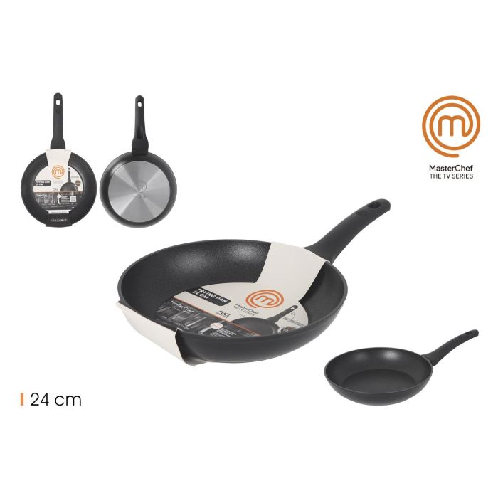 Sartén Masterchef 24 cm aluminio forjado 2.8 mm (6 Unidades) Sartén Masterchef 24 cm aluminio forjado 2.8 mm (6 Unidades)