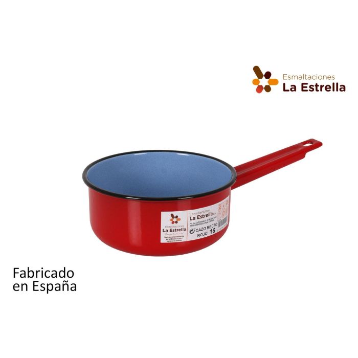 Cazo Recto 16 cm Rojo - La Estrella (6 Unidades) Cazo Recto 16 cm Rojo - La Estrella (6 Unidades)