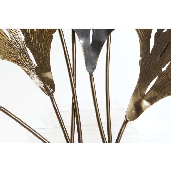 DKD Home Decor Panel Decorativo de Pared Estilo Cottage con Diseño de Ramas de Metal Cobrizo Dorado 108 x 117.5 x 10 cm 2