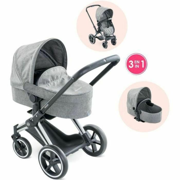 Corolle Cochecito Priam Cybex Combo 3 en 1 para Muñecos de 36-42 cm con Cesta a partir de 3 Años 1