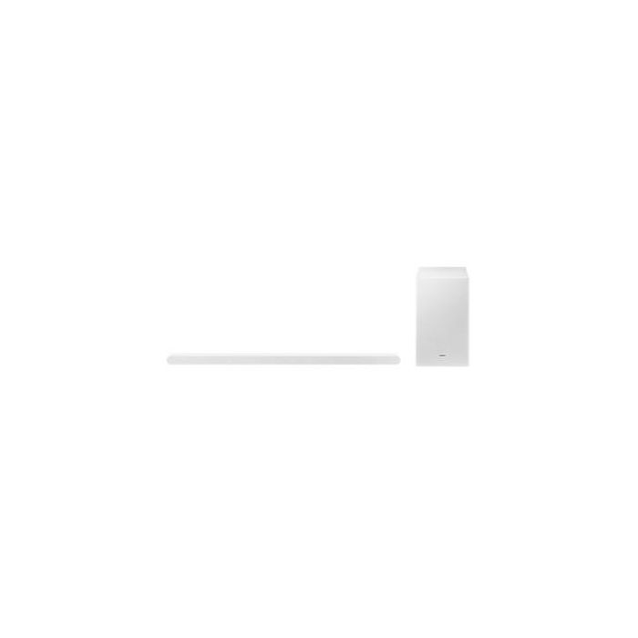 Samsung HW-S701D Barra de Sonido compacta 3.0 canales con subwoofer integrado y Dolby Atmos inalámbrico en blanco