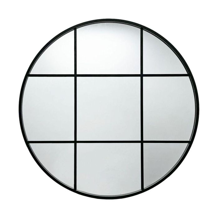 Espejo de pared Versa Negro 3 x 80 x 80 cm 1 Espejo de pared Versa Negro 3 x 80 x 80 cm 1