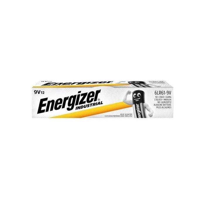 Energizer Pila Industrial 6 Lr61 Alcalinas 9 V Blister-12-
