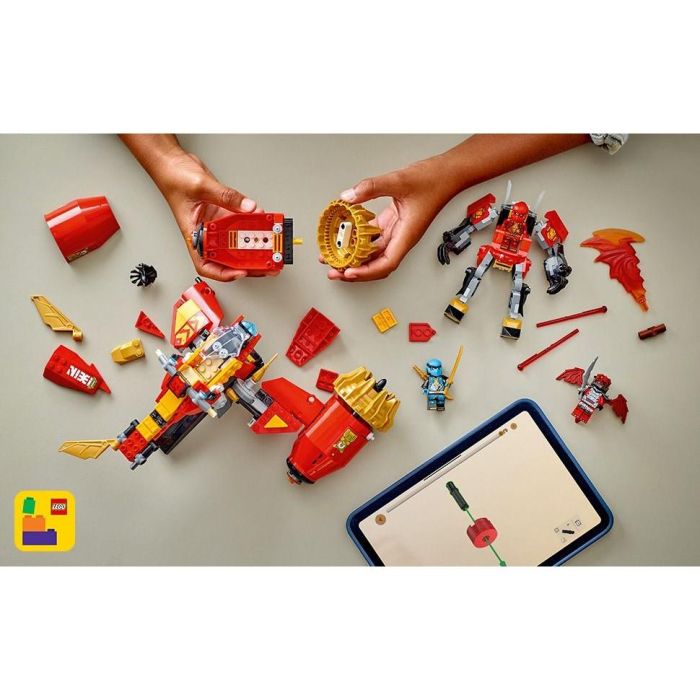 LEGO 71830 Ninjago Moto-Meca de la Tormenta de Kai | Juguete de Construcción 2 en 1: Meca y Moto de Nya | Set +7 años 7 LEGO 71830 Ninjago Moto-Meca de la Tormenta de Kai | Juguete de Construcción 2 en 1: Meca y Moto de Nya | Set +7 años 7