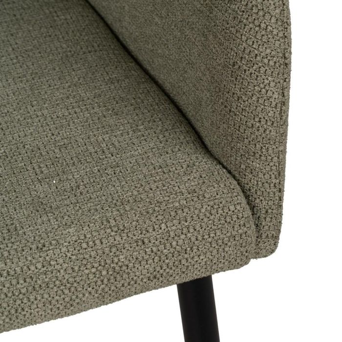 Silla Verde Tejido-Metal Contract 48 X 62 X 88 cm