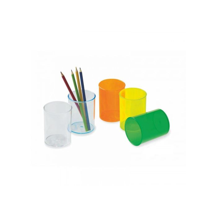 Cubilete de Plastico 78 Mm. Diametro X 100 Mm. Alto Transparente Naranja Faibo 205-18 10 unidades Cubilete de Plastico 78 Mm. Diametro X 100 Mm. Alto Transparente Naranja Faibo 205-18 10 unidades