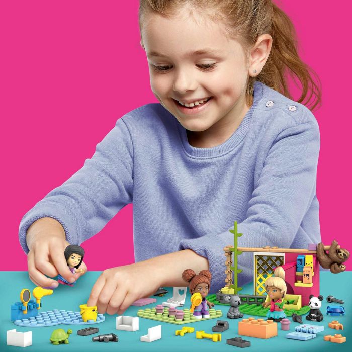 Mega Construx Barbie Cuidado De Animales Gyh09 Mattel 4