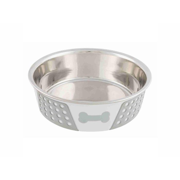Comedero para Mascotas Trixie Azul Blanco Gris Silicona Acero Inoxidable 1,4 L 0 Comedero para Mascotas Trixie Azul Blanco Gris Silicona Acero Inoxidable 1,4 L 0