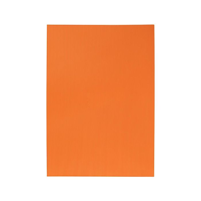 Goma Eva Ondulada Liderpapel 50x70 cm 2,2 mm De Espesor Naranja 10 unidades 1