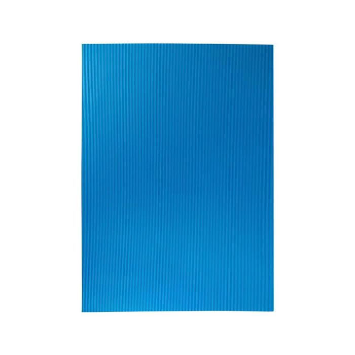 Goma Eva Ondulada Liderpapel 50x70 cm 2,2 mm De Espesor Azul Claro 10 unidades 2