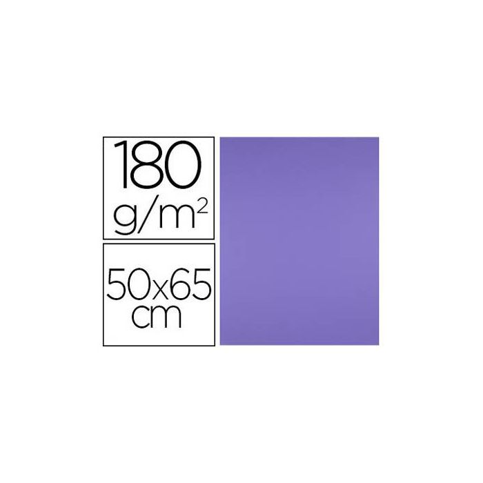 Cartulina Liderpapel 50x65 cm 180 gr Purpura Unidad 125 unidades