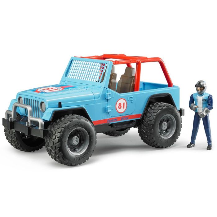 Jeep Cross Country Racer Azul Con Piloto 02541 Bruder